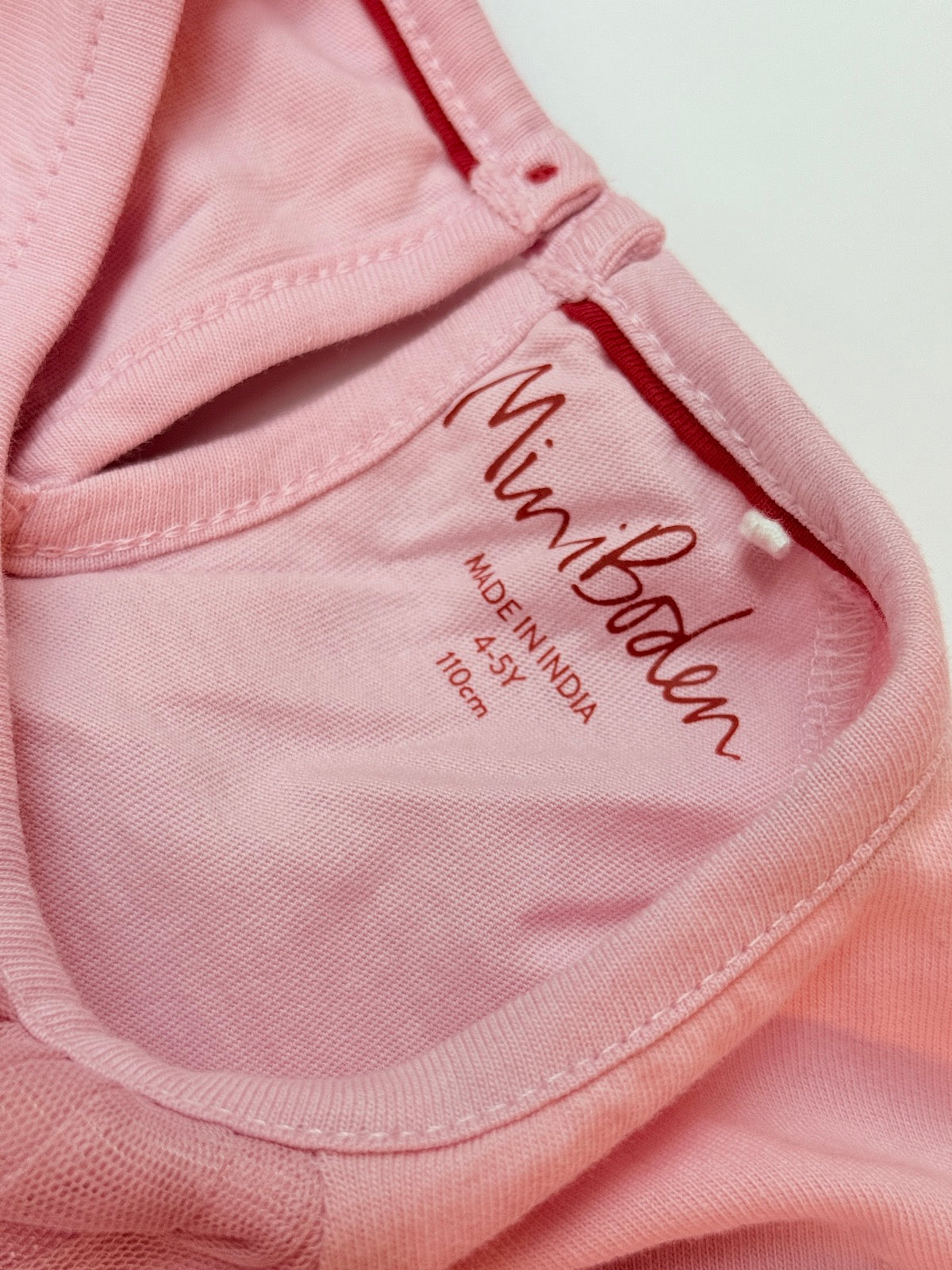 Mini Boden Pink Star Tulle Top 4-5Y