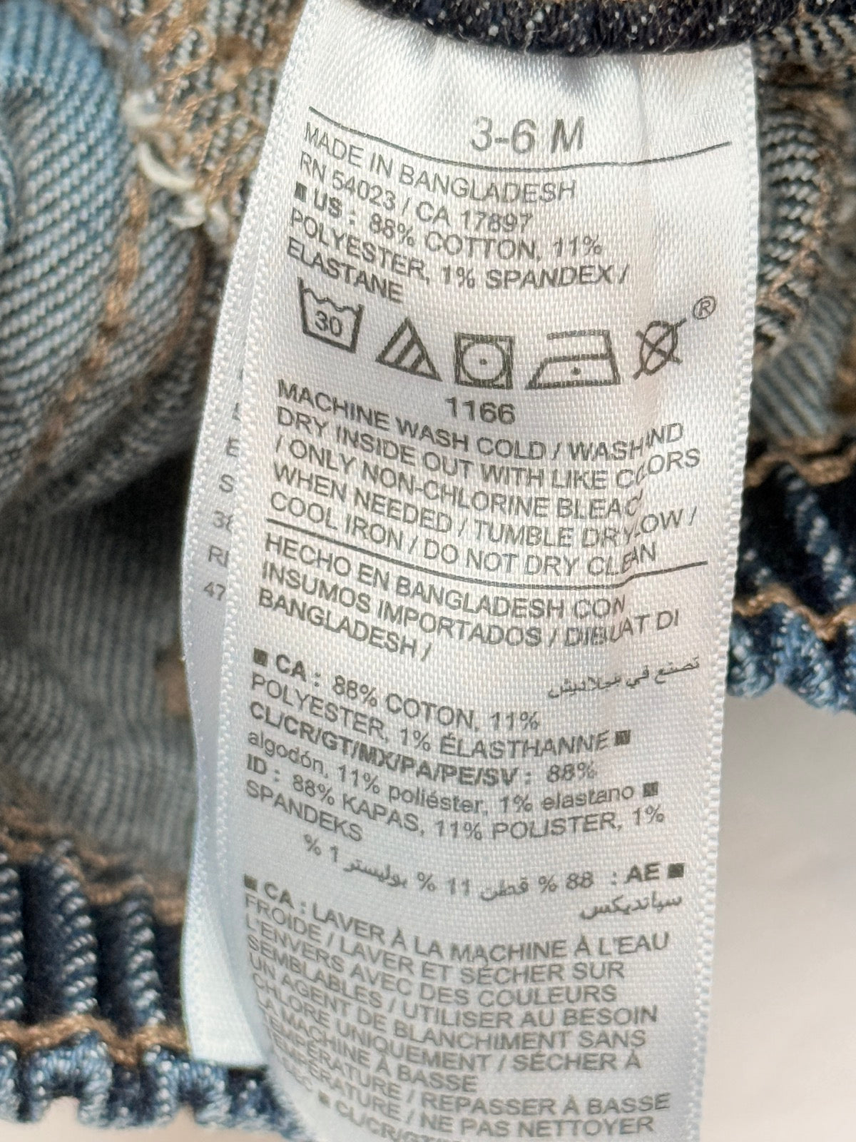 Old Navy Dark Wash Jeans 3-6M