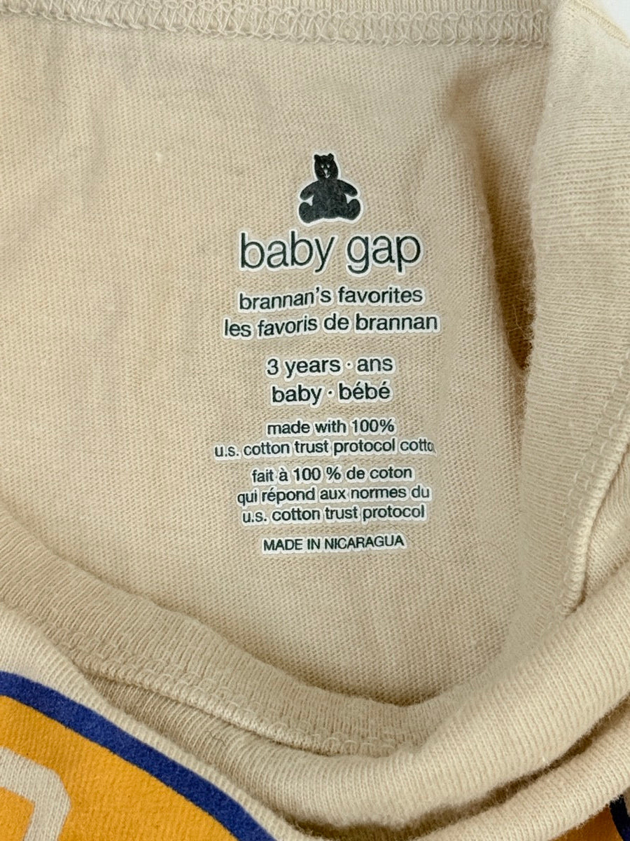 Baby Gap Bear Graphic Long Sleeve Tee 3T