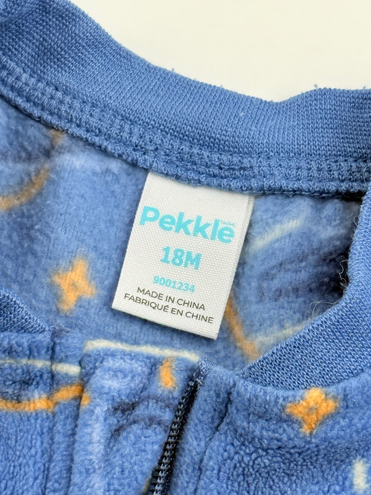 Pekkle Space Fleece Sleeper 18M