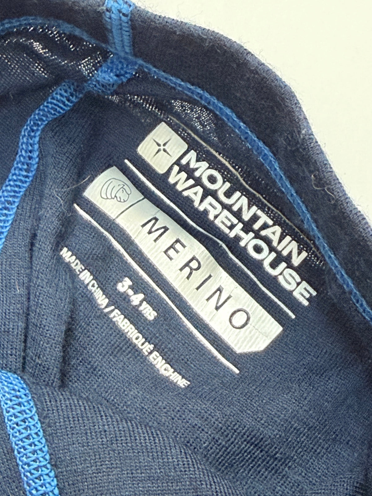 Mountain Warehouse Merino Base Layer Pants 3-4y