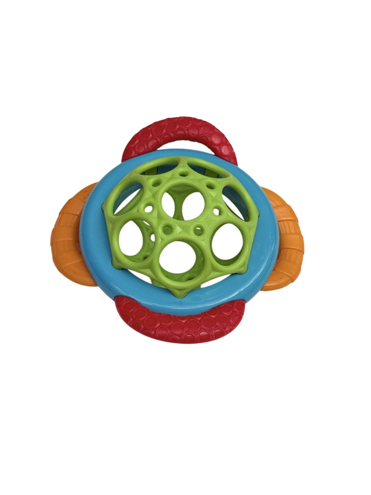 Bright Starts Grab & Spin Rattle Teether Toy
