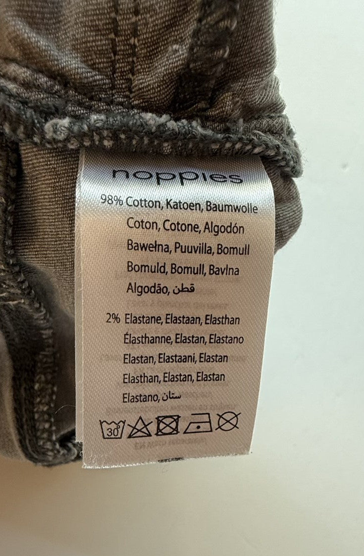 Noppies Gray Jogger Jeans Size 9-12M