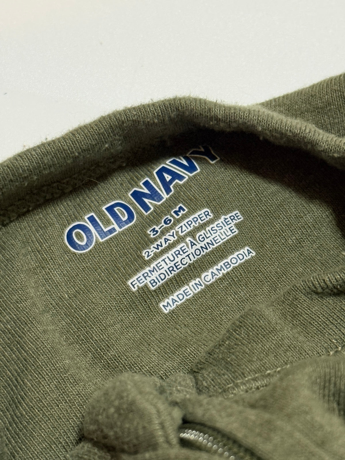 Old Navy Olive Green Footed Sleeper 3-6M