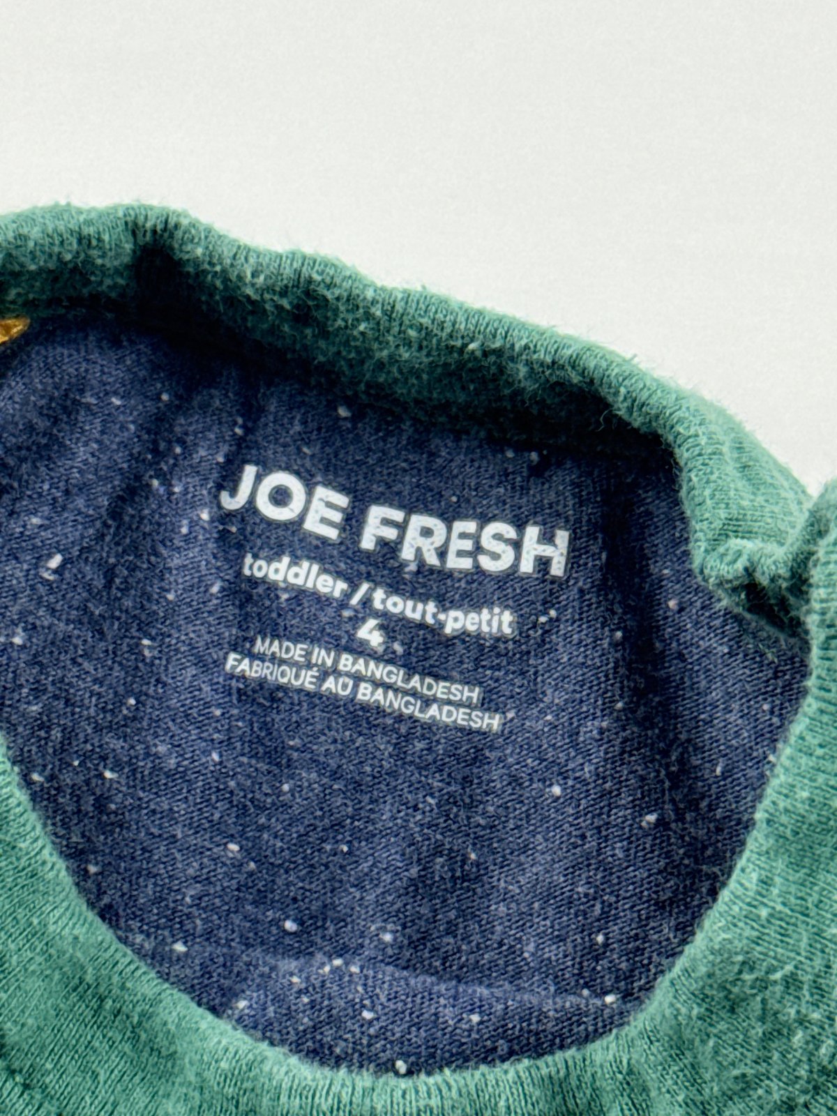 Joe Fresh Color Block Raglan T-Shirt Size 4