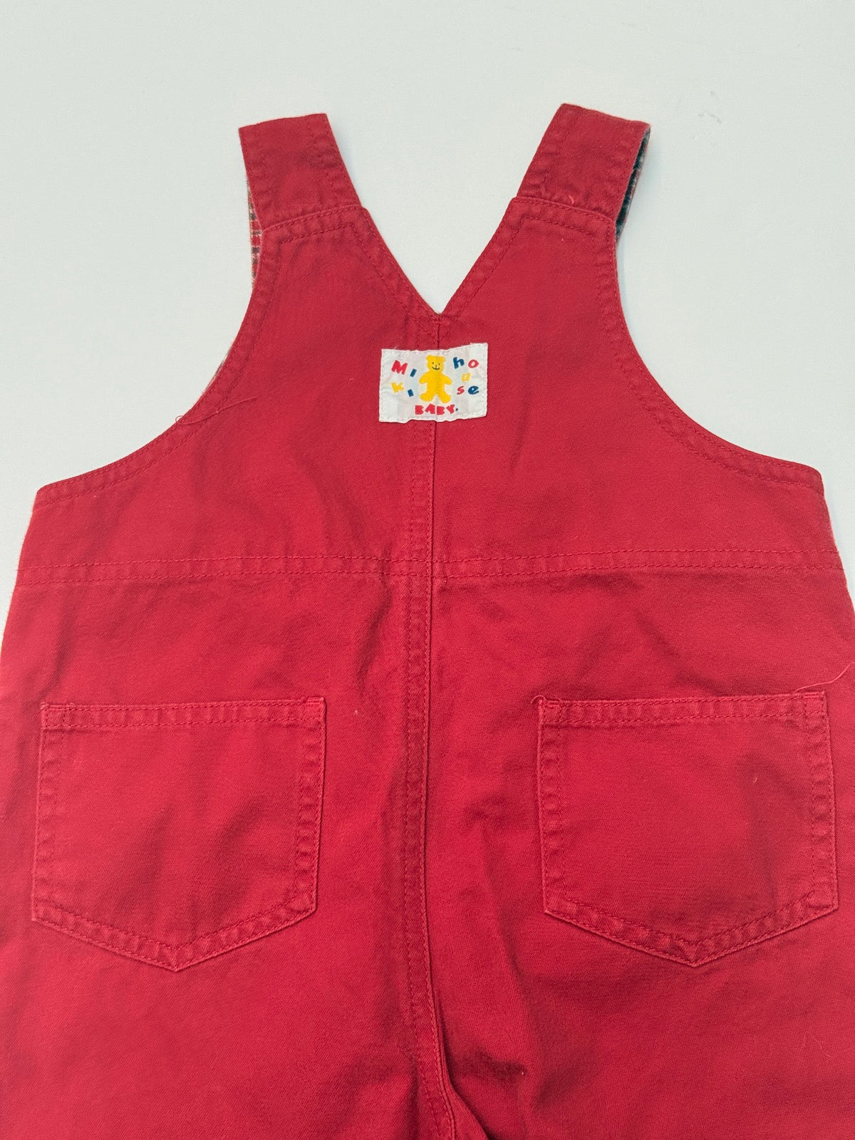 Mikihouse Baby Red Overalls Size 2T