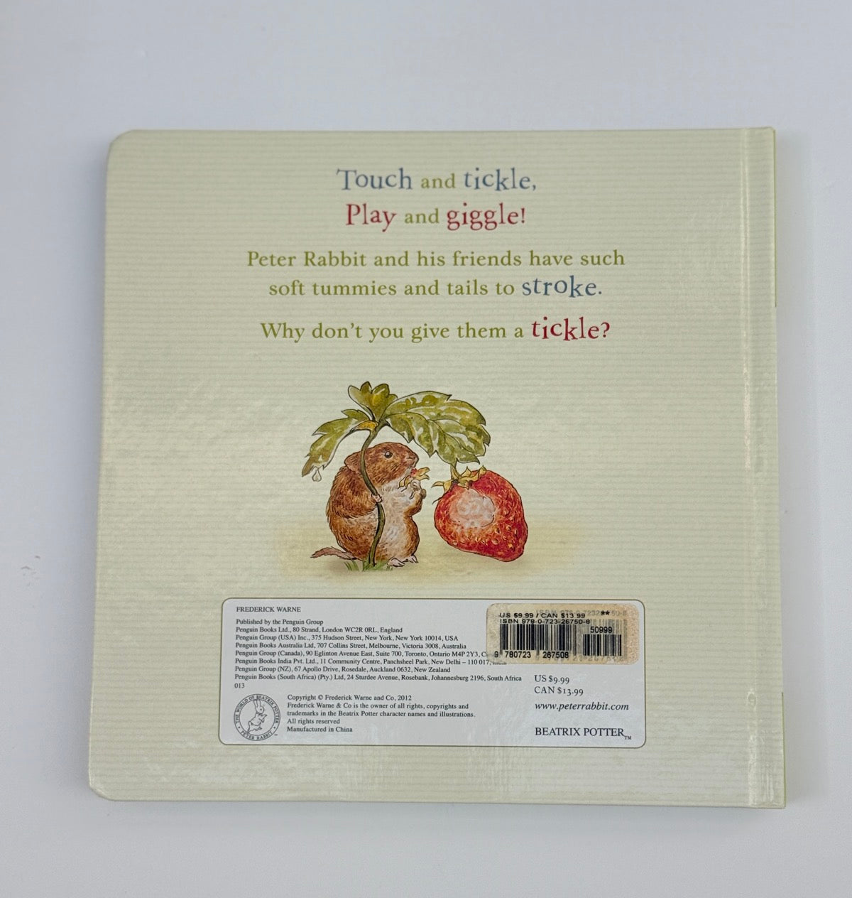Peter Rabbit Tickle Tickle Peter Board Book