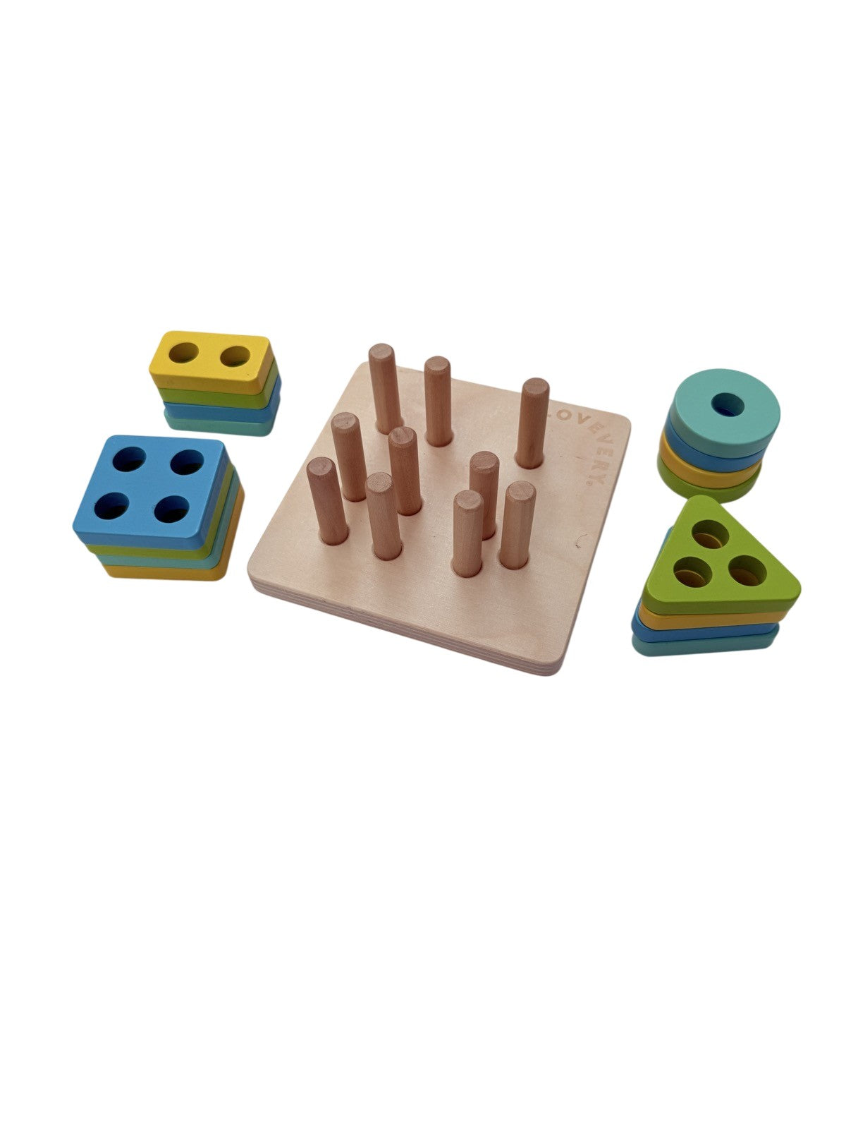 Lovevery Wooden Shape Sorter Puzzle Toy