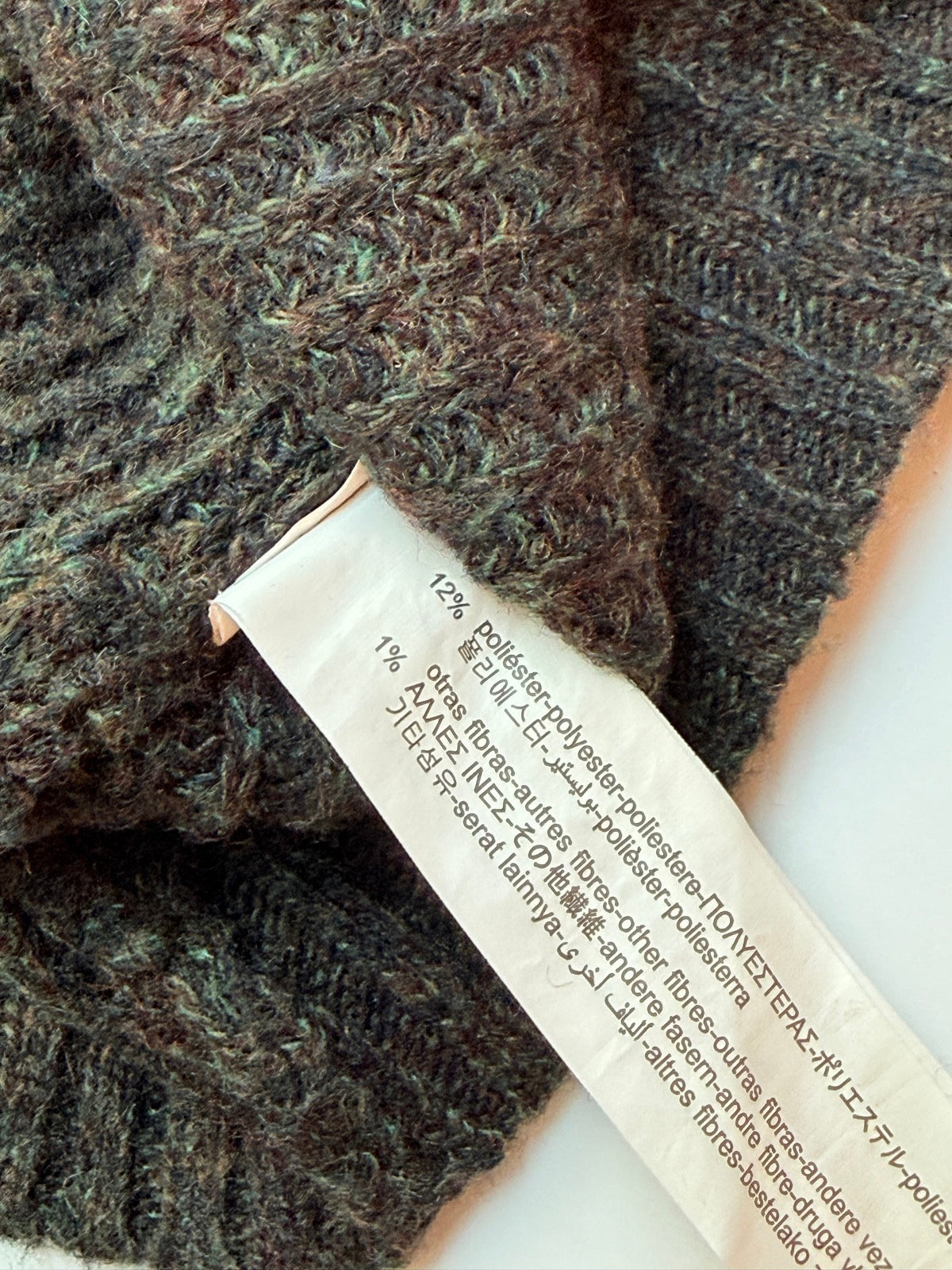 Zara Dark Knit Half-Zip Sweater Size 11-12