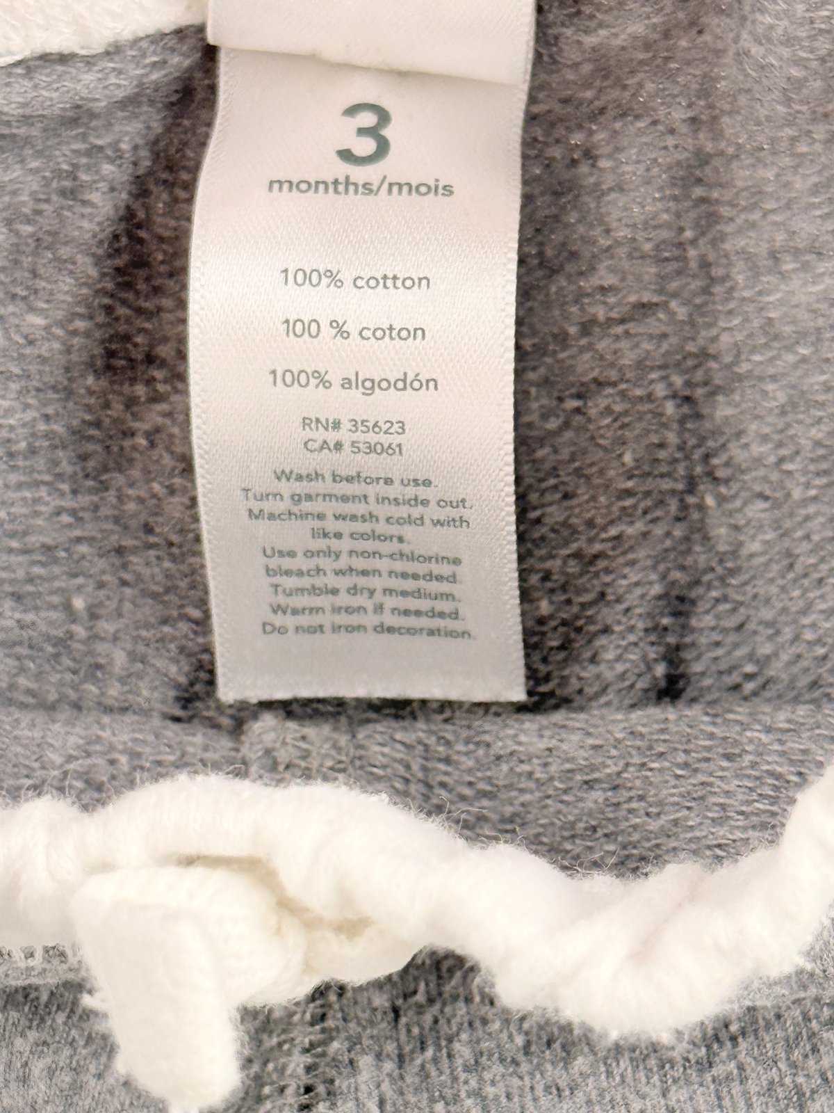 Carter's Gray Jogger Pants 3M