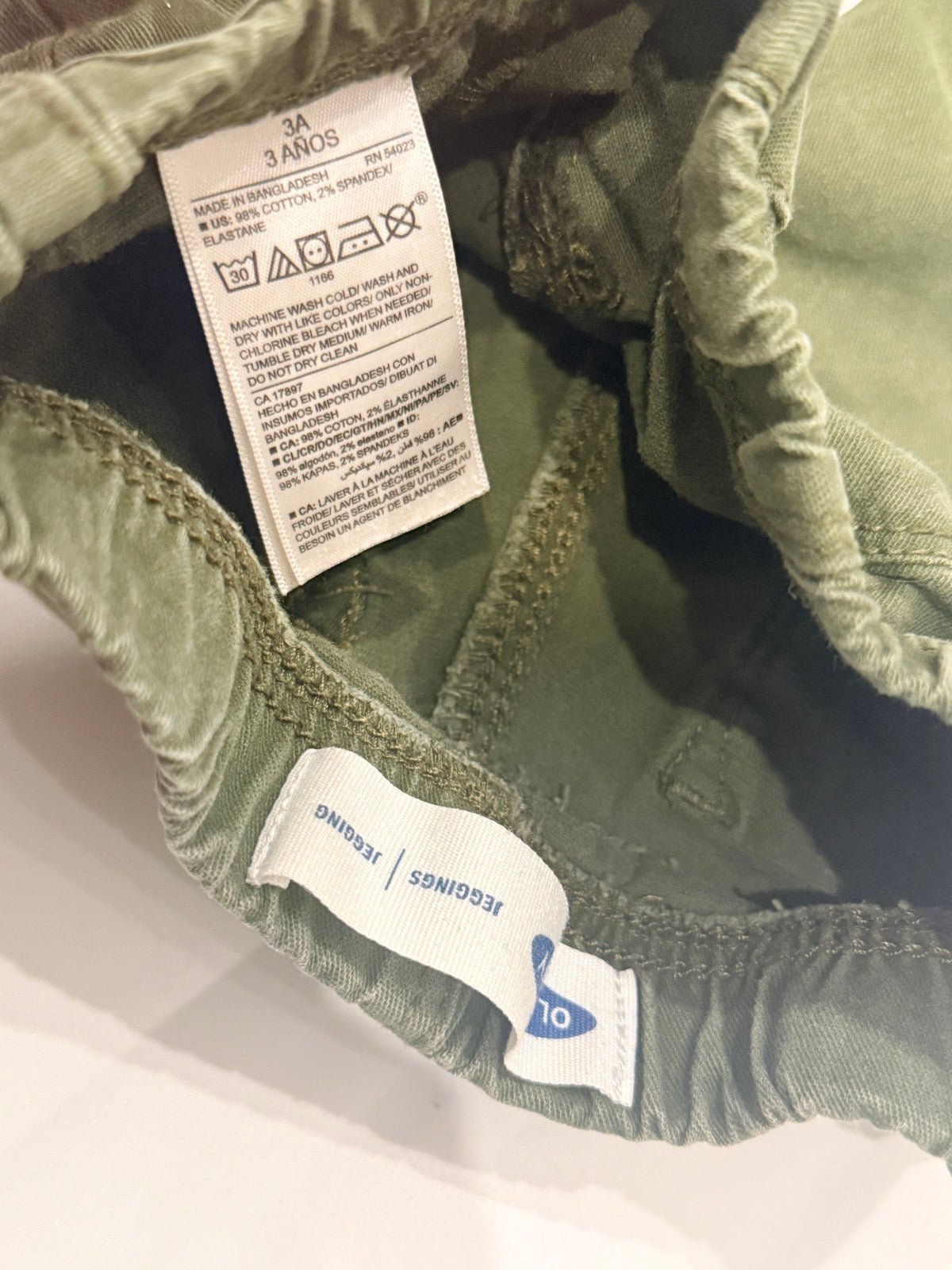 Old Navy Olive Green Jeggings 3T