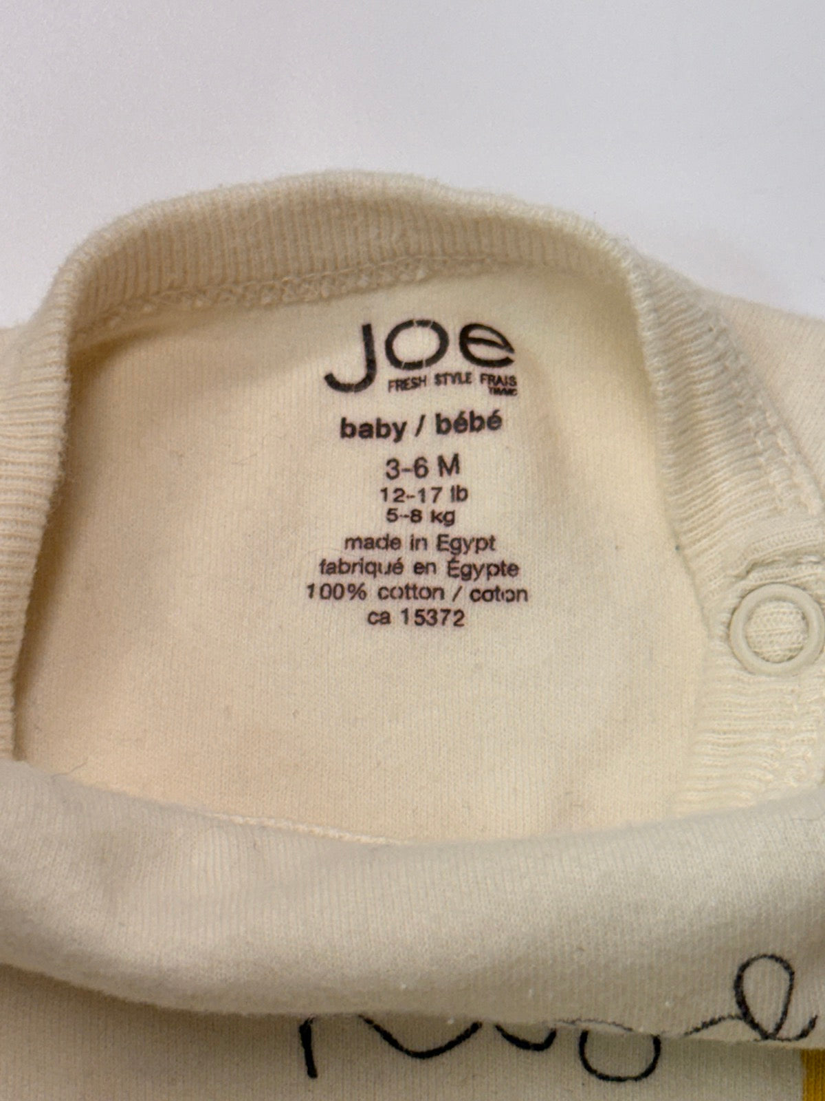 Joe Fresh Good Night Onesie 3-6M