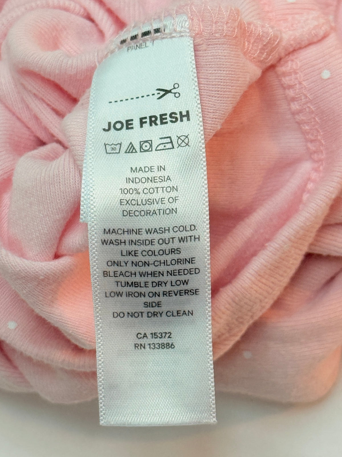 Joe Fresh Pink Polka Dot Bodysuit 18-24M