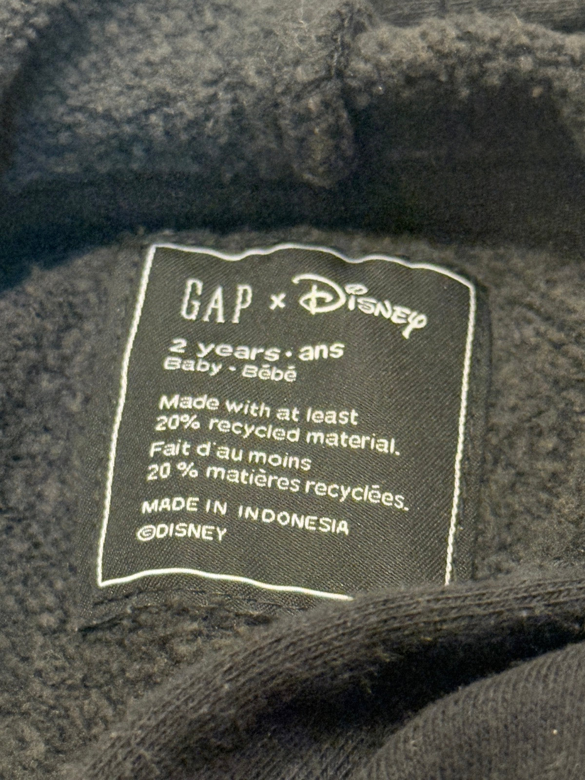 Gap x Disney Mickey Mouse Hoodie Set 2T