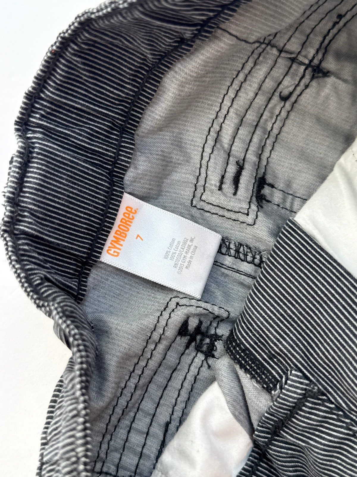 Gymboree Gray Striped Pants Size 7