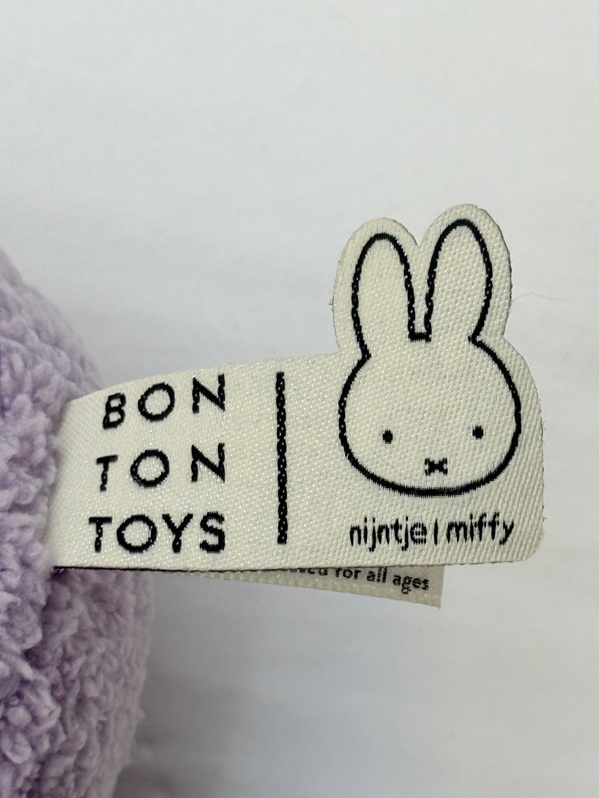 Bon Ton Toys Miffy Bunny Plush Purple