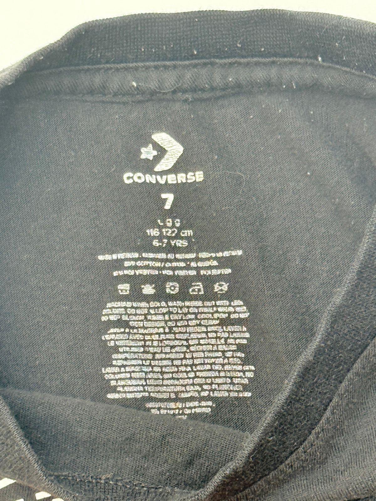 Converse All Star T-Shirt Size 7