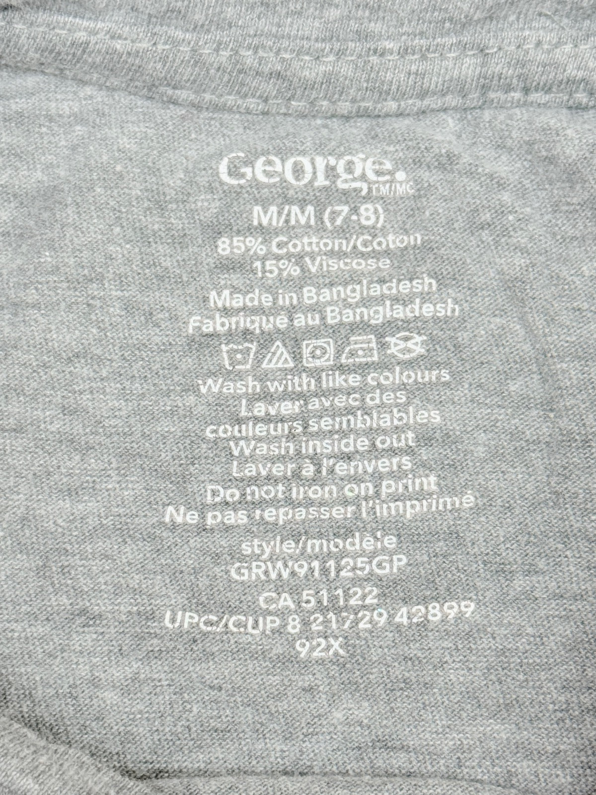 George Grey Unicorn Long Sleeve T-Shirt 7-8