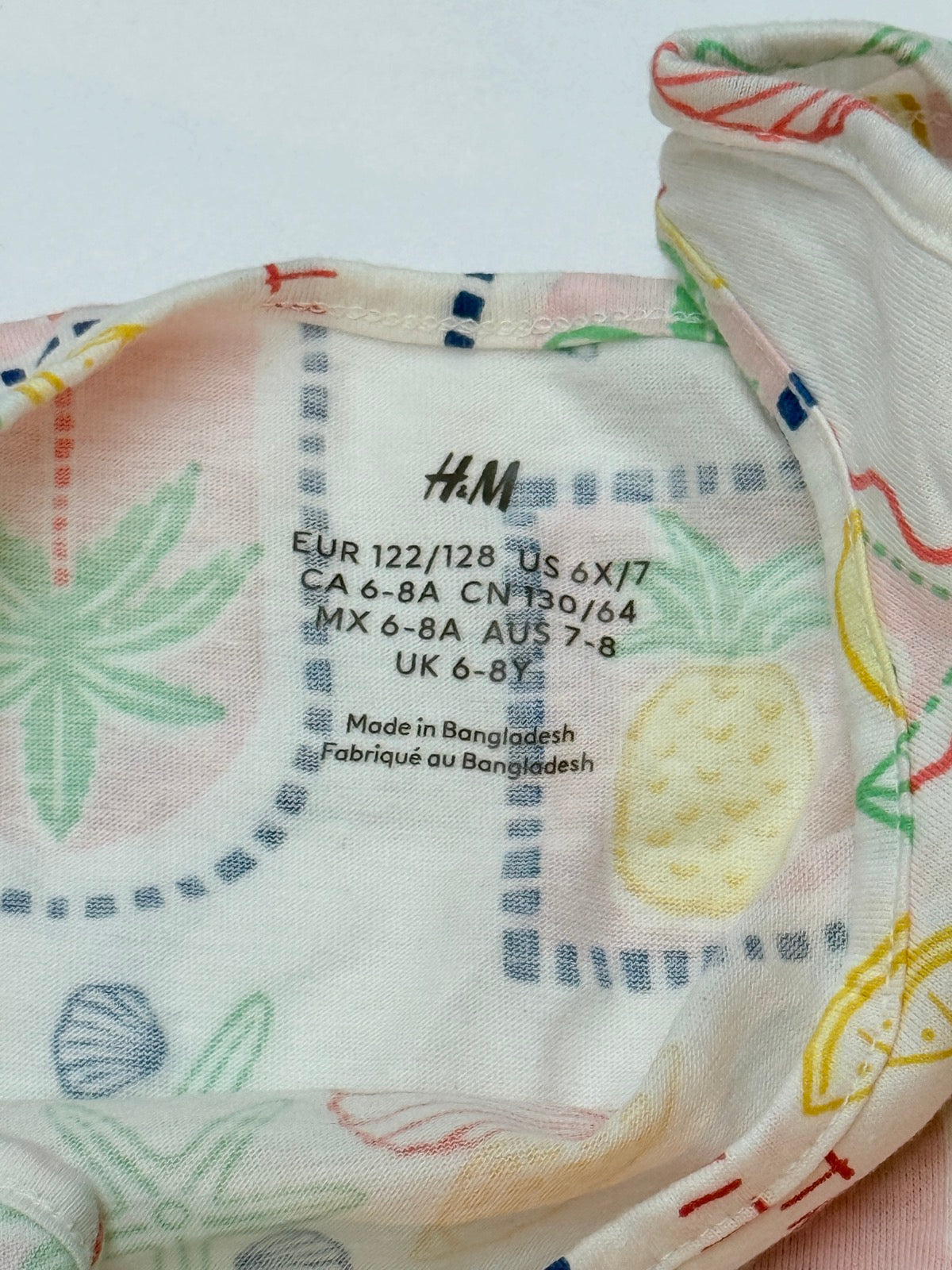 H&M La Dolce Vita Print Dress Size 6-8Y