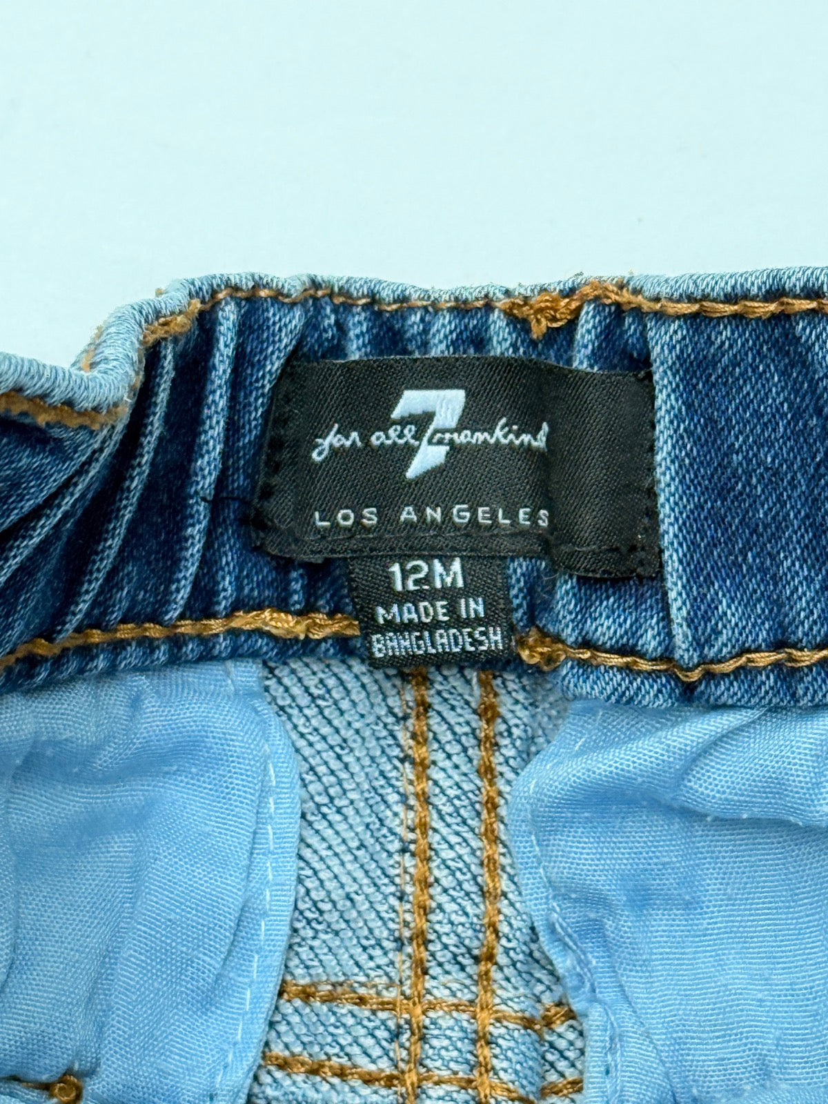 7 For All Mankind Denim Jogger Pants 12M