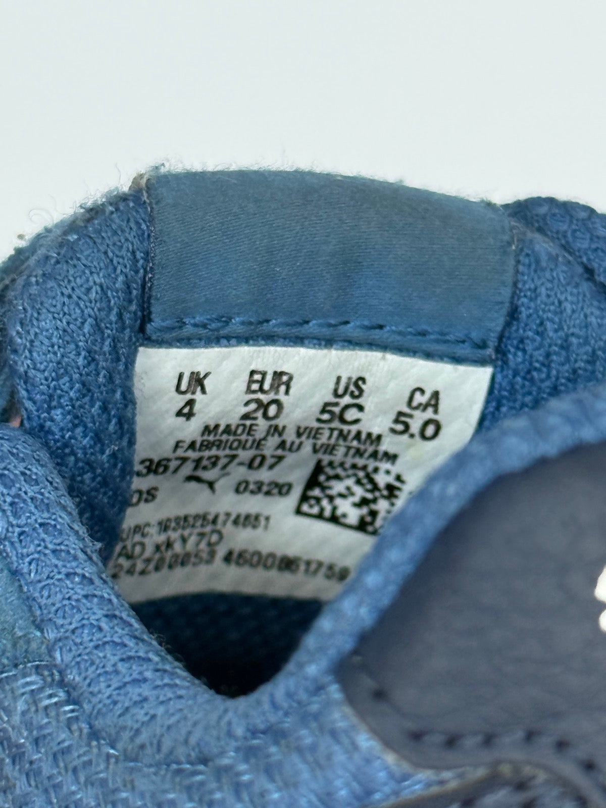 Puma ST Runner Navy Toddler Sneakers Size 5C