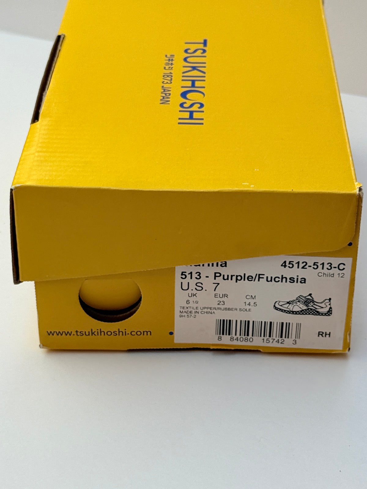 Tsukihoshi Karma Purple Fuchsia Sneakers Size 7