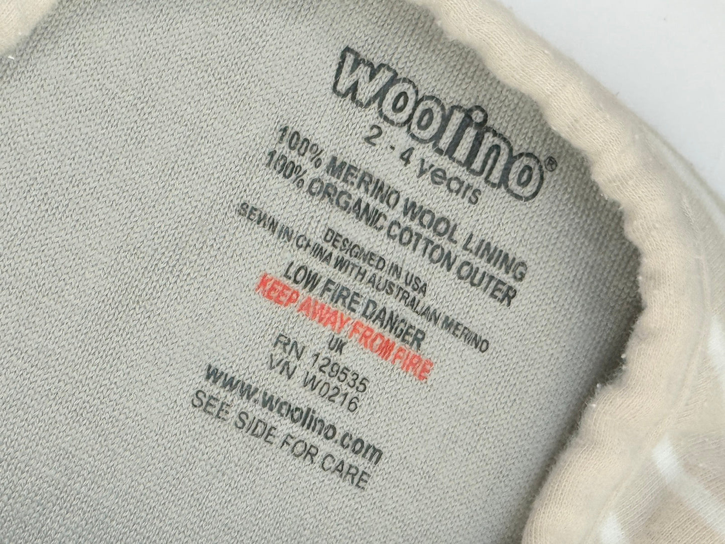 Woolino Merino Sleep Bag 2-4 Years