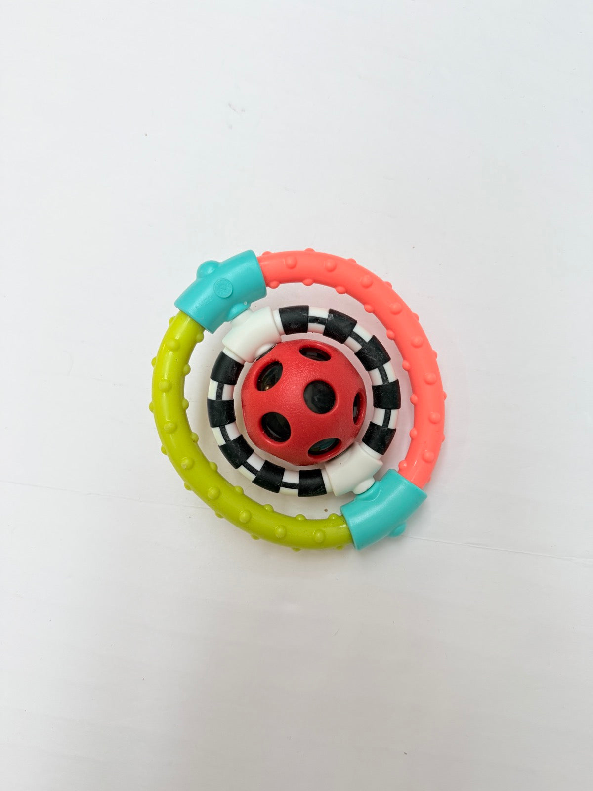 Sassy Ring O' Fun Teether Rattle Toy