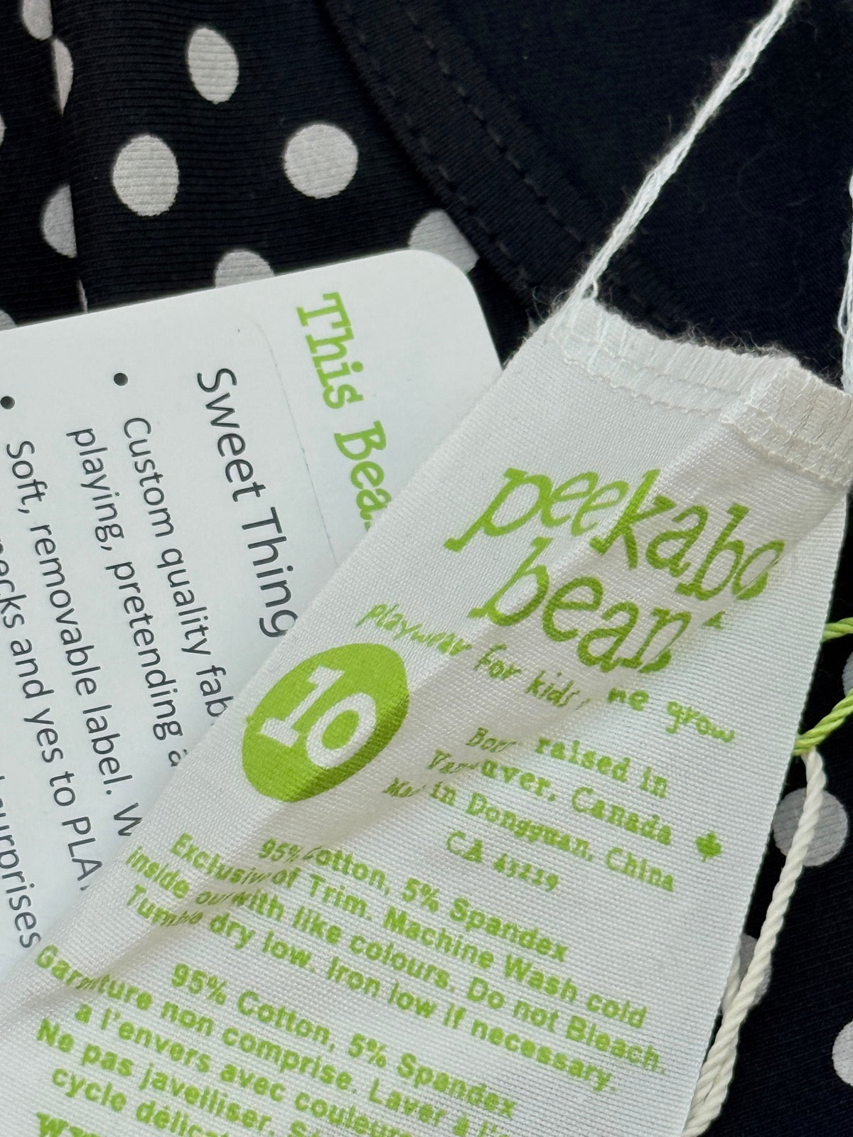 Peekaboo Beans Sweet Thing Dress Size 10