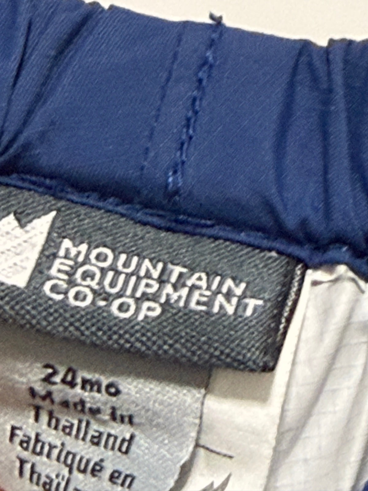 MEC Blue Wind Pants 24m