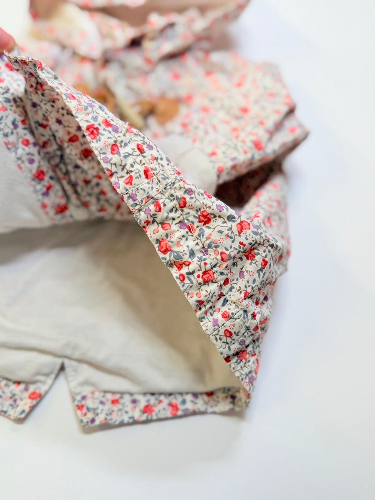 Zara Baby Floral Quilted Hooded Light Jacket 12-18m