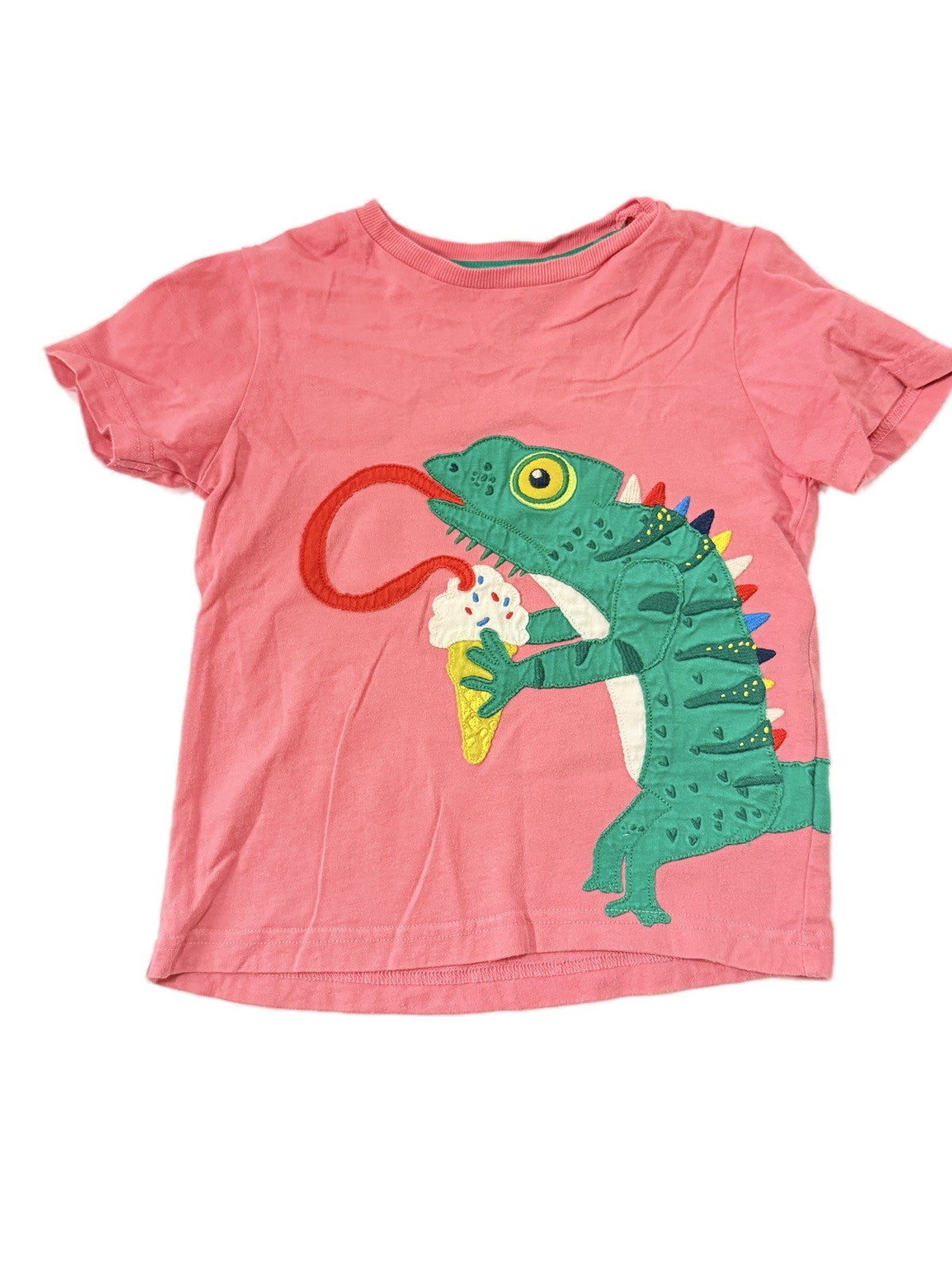 Mini Boden Chameleon Ice Cream Shirt Size 3-4Y