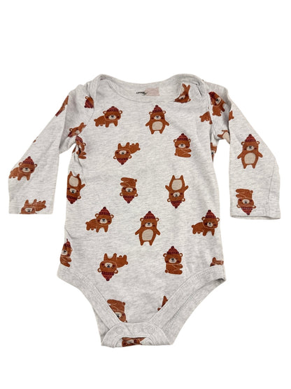 George Baby Bear Print Bodysuit 12-18M