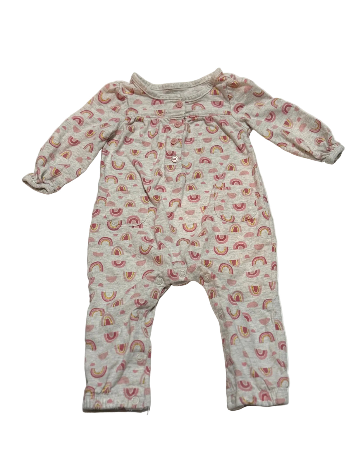 Carter's Rainbow Print Romper 6-9M