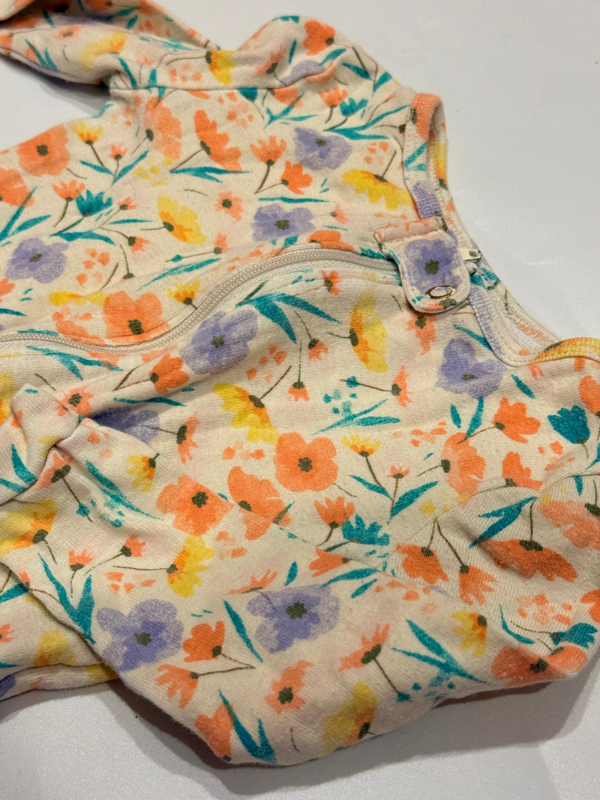 Joe Fresh Floral Footed Sleeper 3-6M