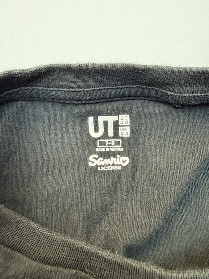 Uniqlo UT Hello Kitty Black Tee Size 7-8
