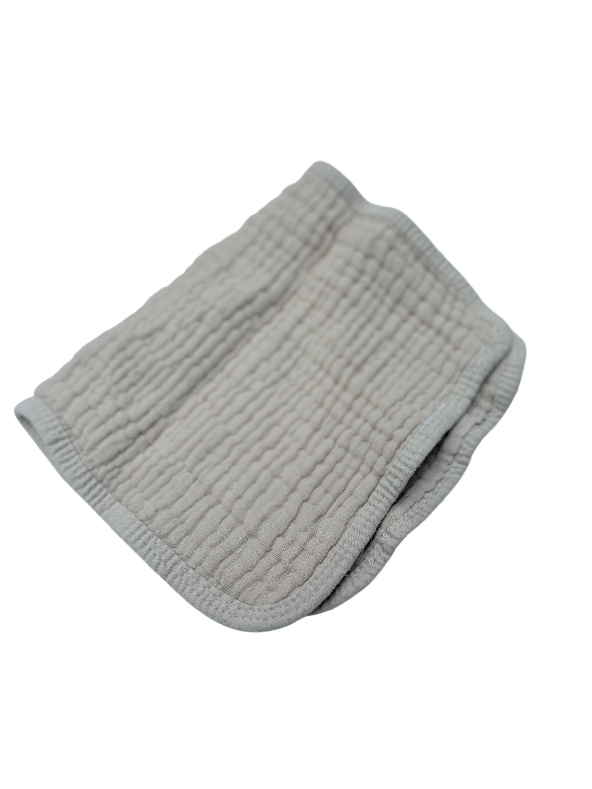Beige Muslin Baby Burp Cloth