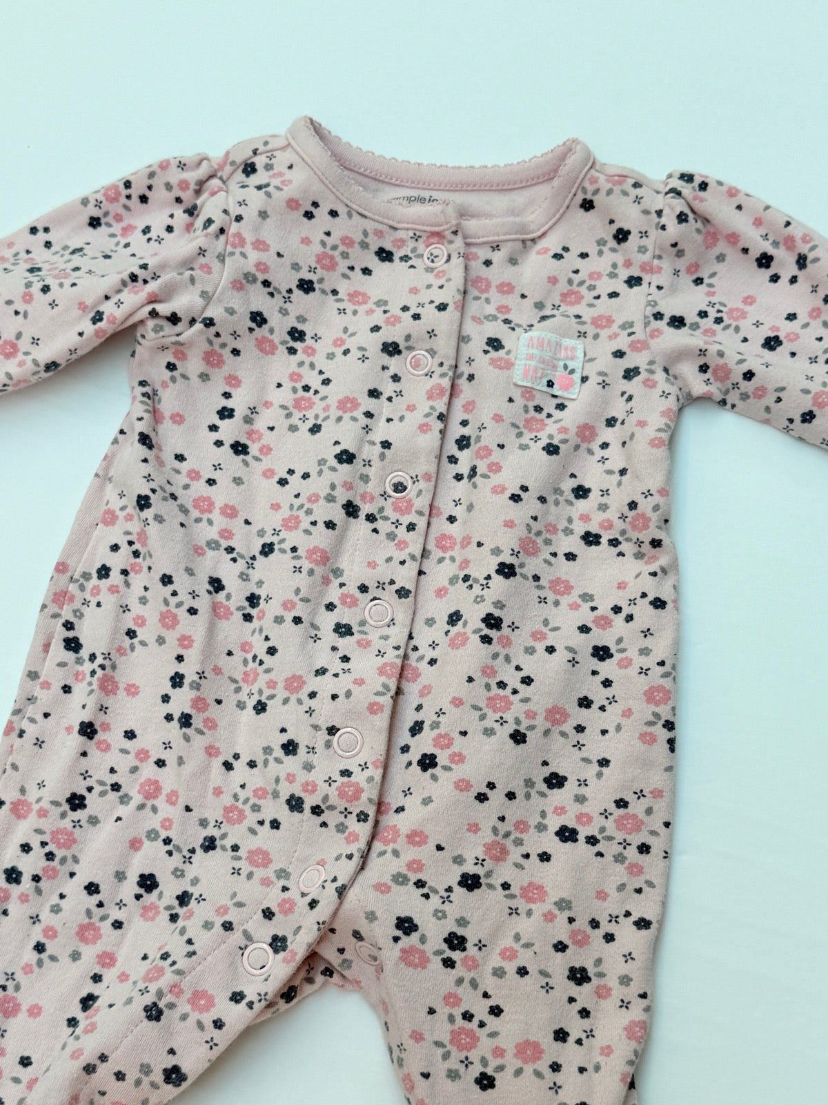 Simple Joys by Carter's Floral Sleeper 0-3M