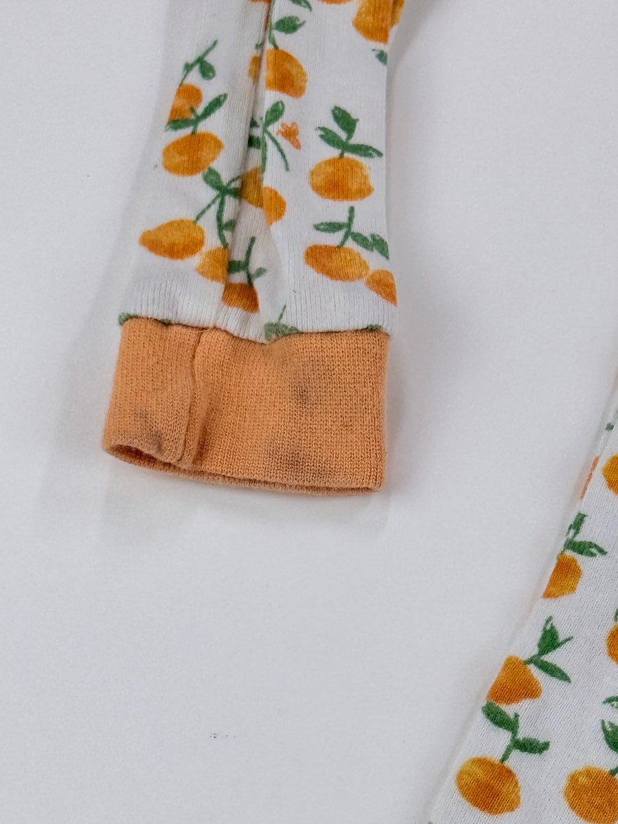 Burt's Bees Baby Floral Sleeper 12M