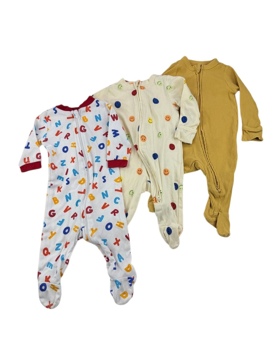 Old Navy & George Sleeper 3-Pack 0-3M