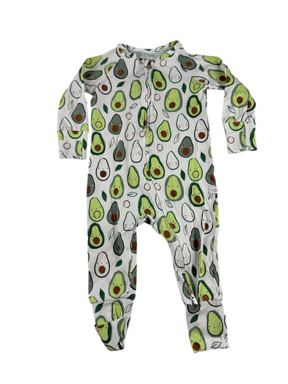 Loulou Lollipop Avocado Zip Sleeper 12-18M