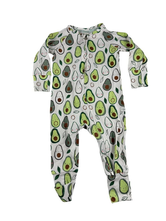Loulou Lollipop Avocado Zip Sleeper 12-18M
