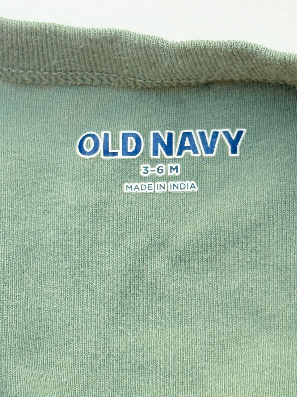 Old Navy Green Zip Footed Sleeper 3-6M