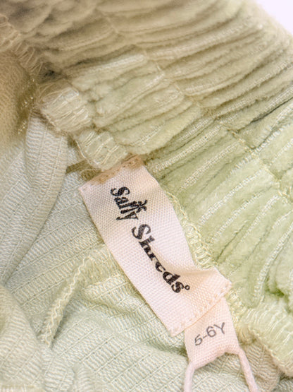 Sally Shreds Green Corduroy Pants 5-6Y