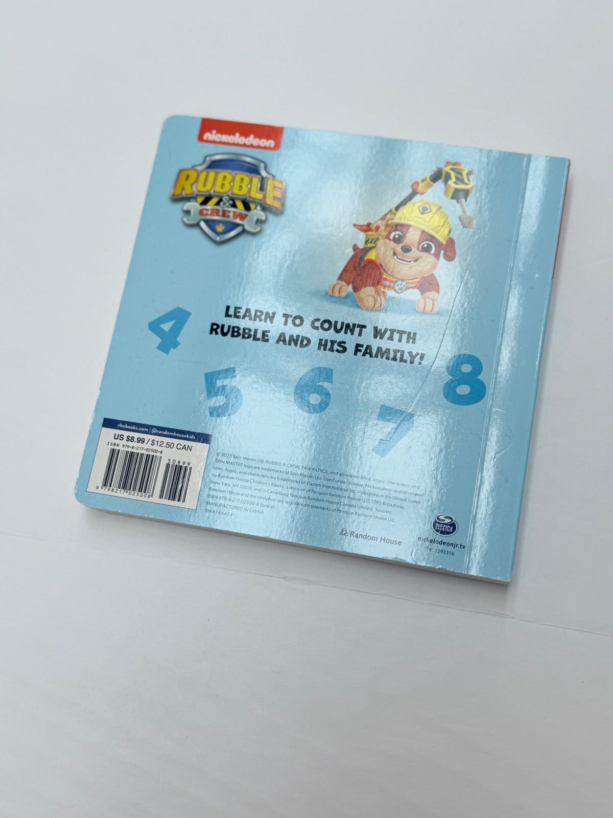 Rubble & Crew Let's Build It! Counting Book