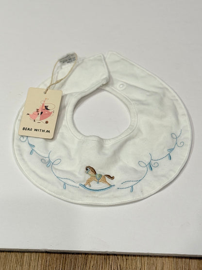 Bear With M Blue Fairy Land Bib Set