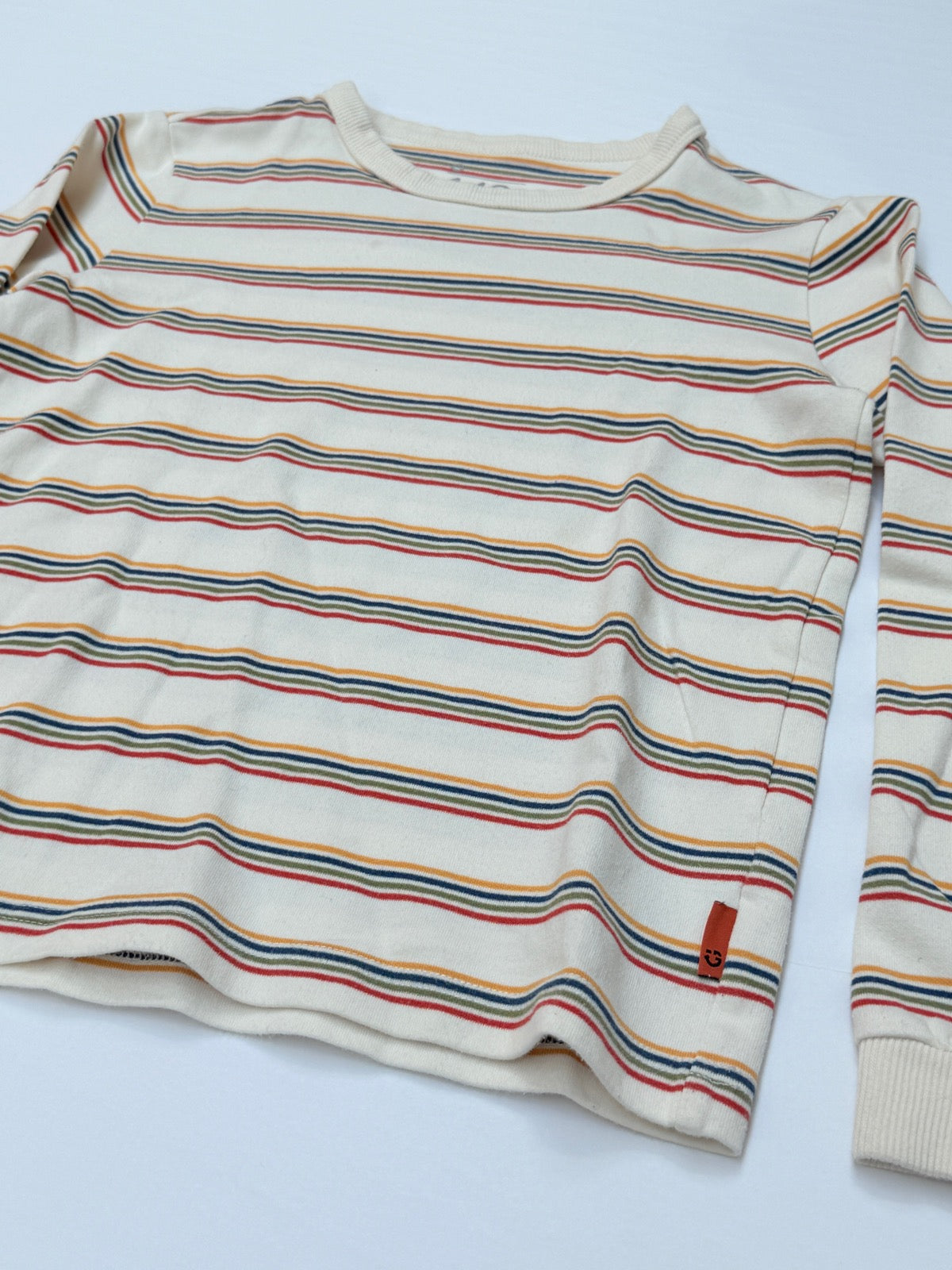 Giordano Junior Striped Long Sleeve T-Shirt Size 10