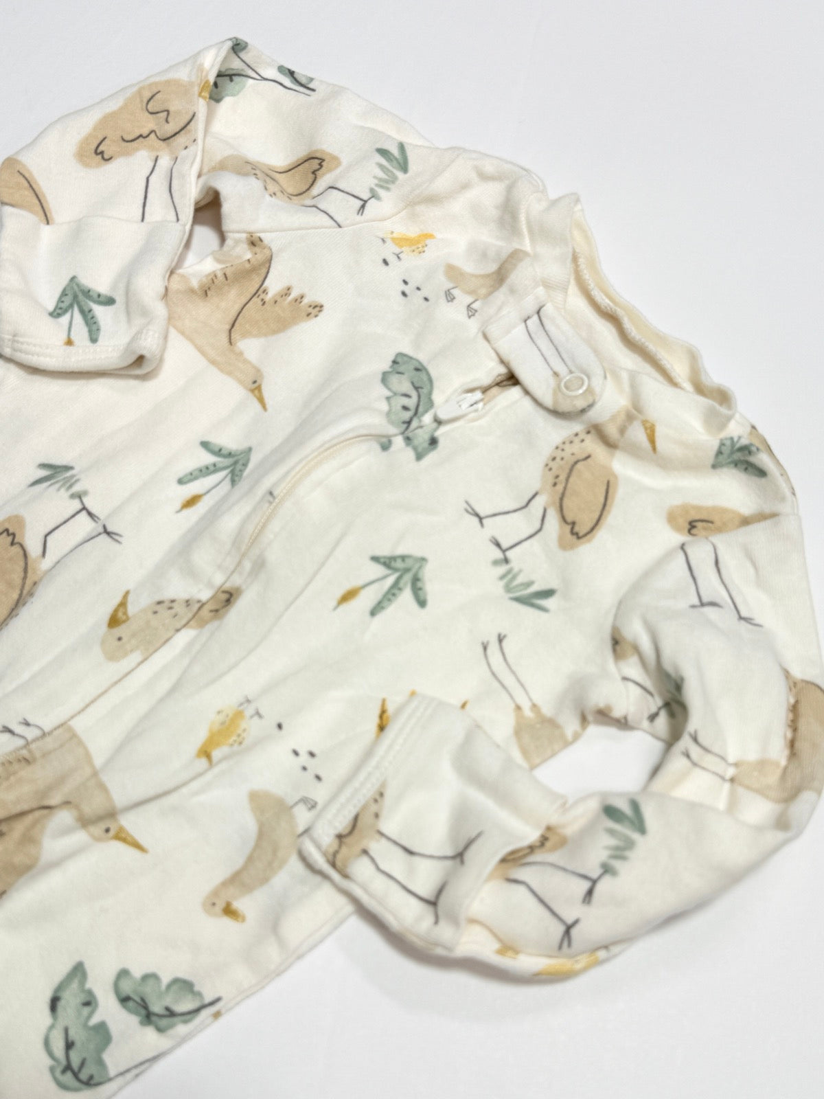 Carter's Bird Print Footed Sleeper 3m
