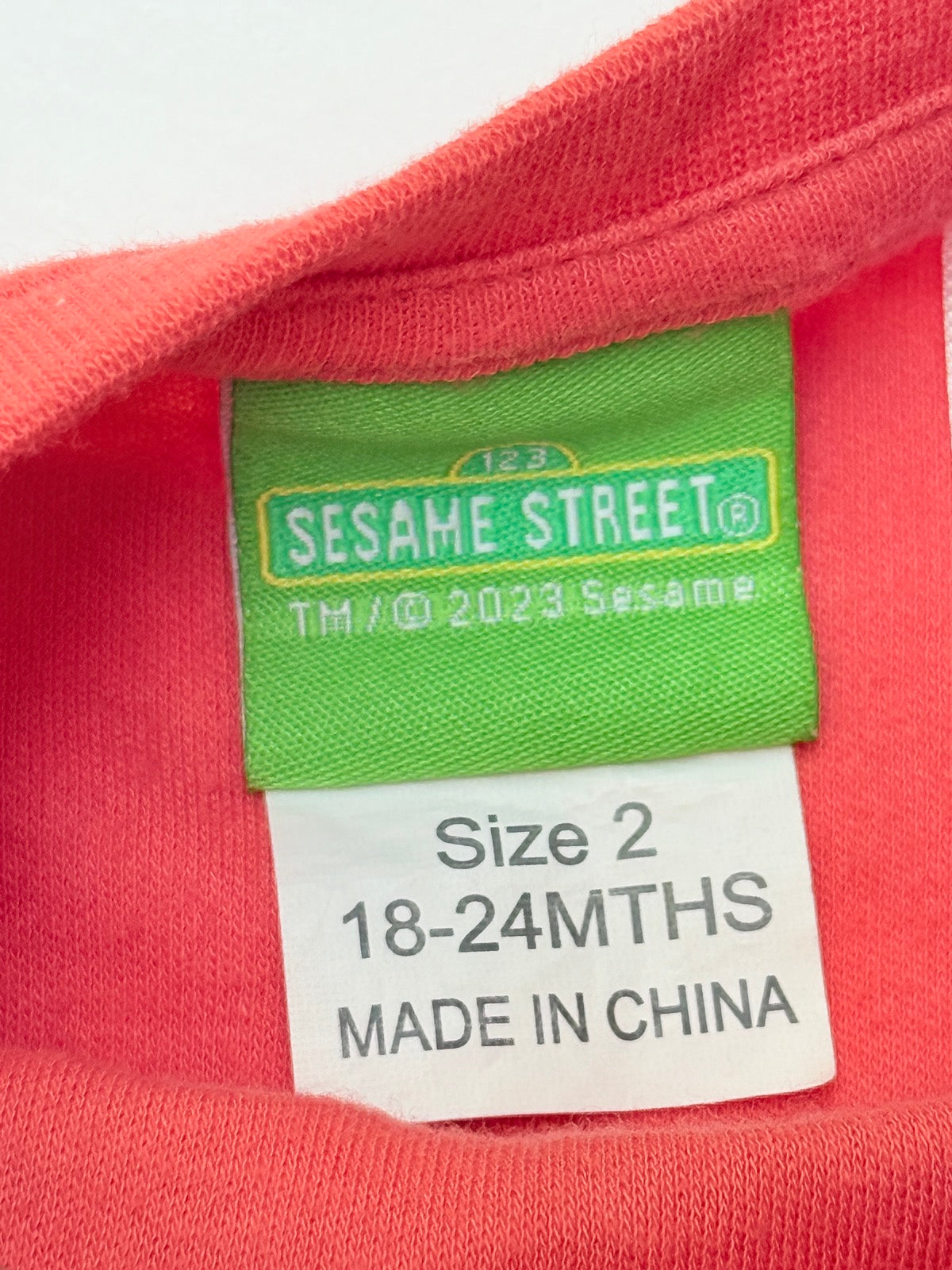 Sesame Street Happy Today Shirt Shorts Set 2T