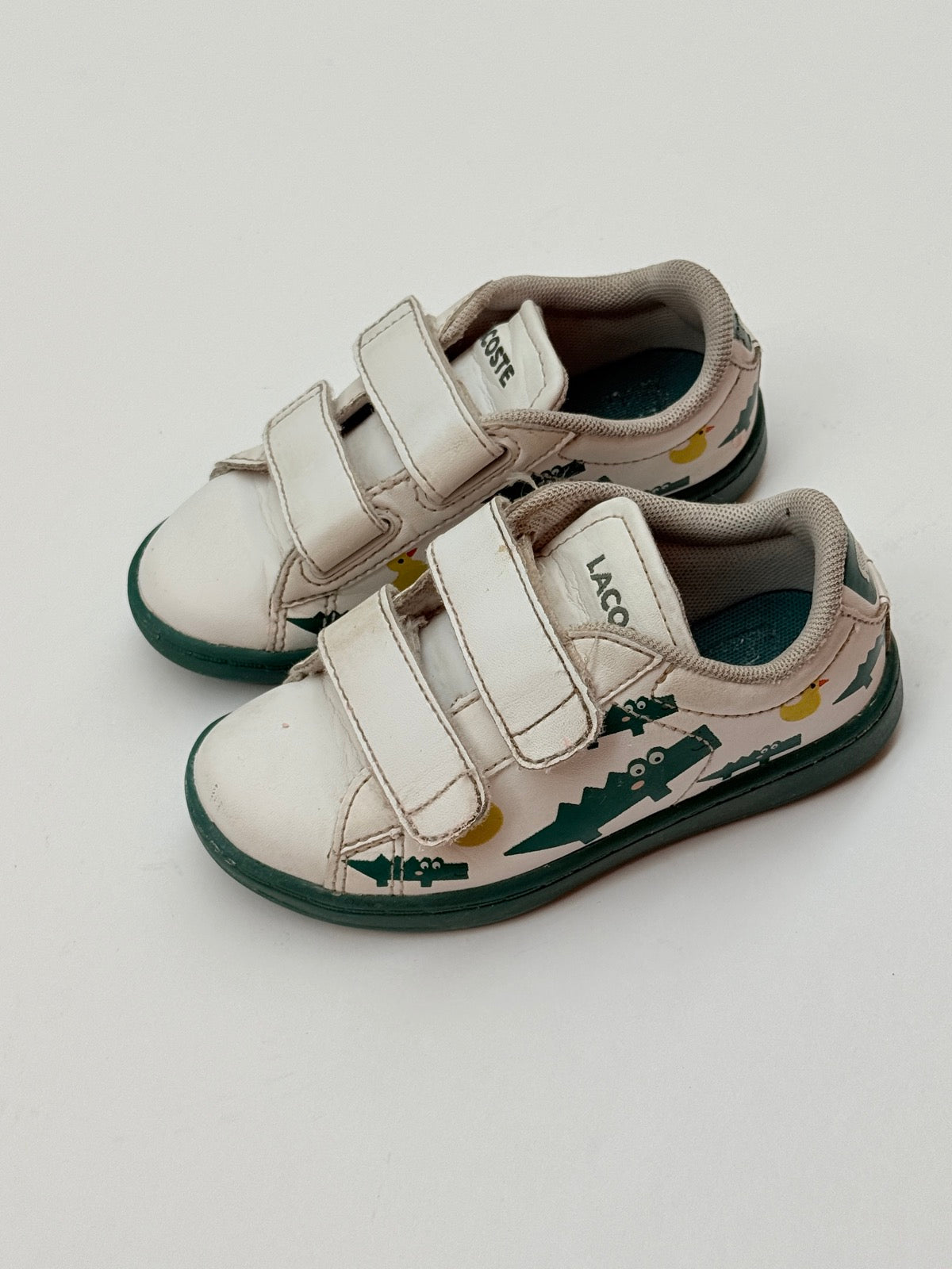 Lacoste Carnaby Evo Crocodile Print Sneakers Size 8
